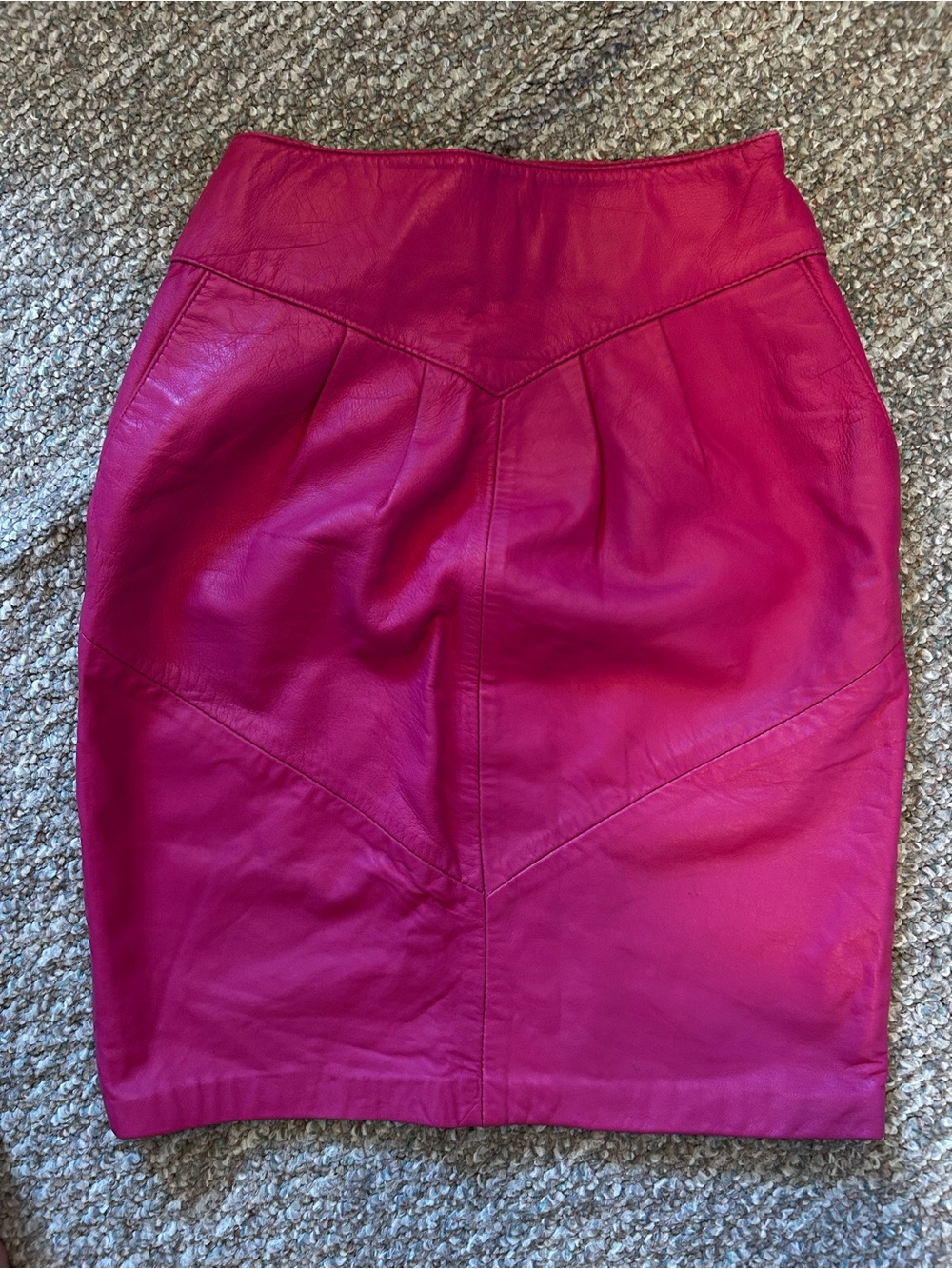 Barbie PinkLeather Pencil Skirt